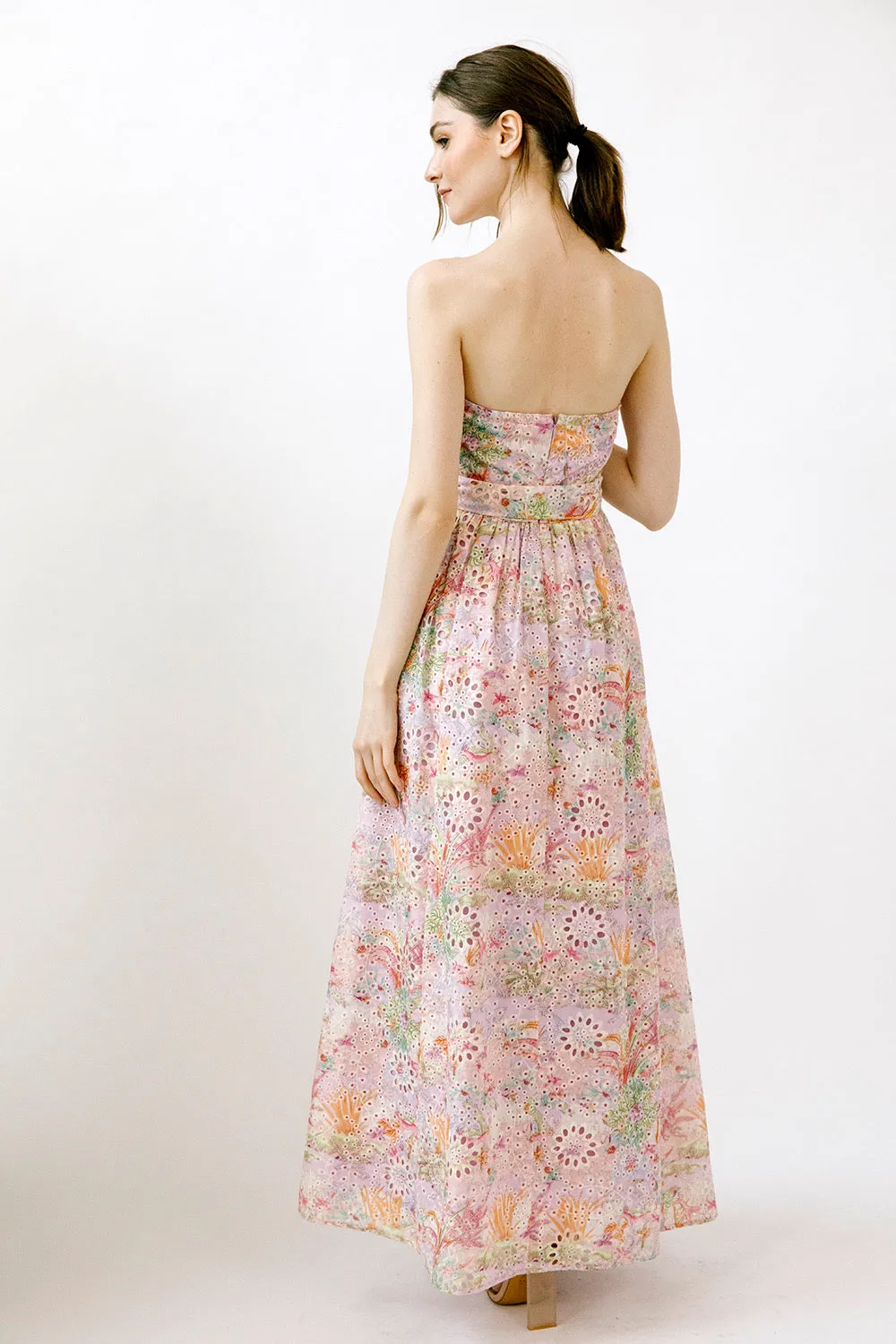 Vivianna Eyelet Maxi Dress
