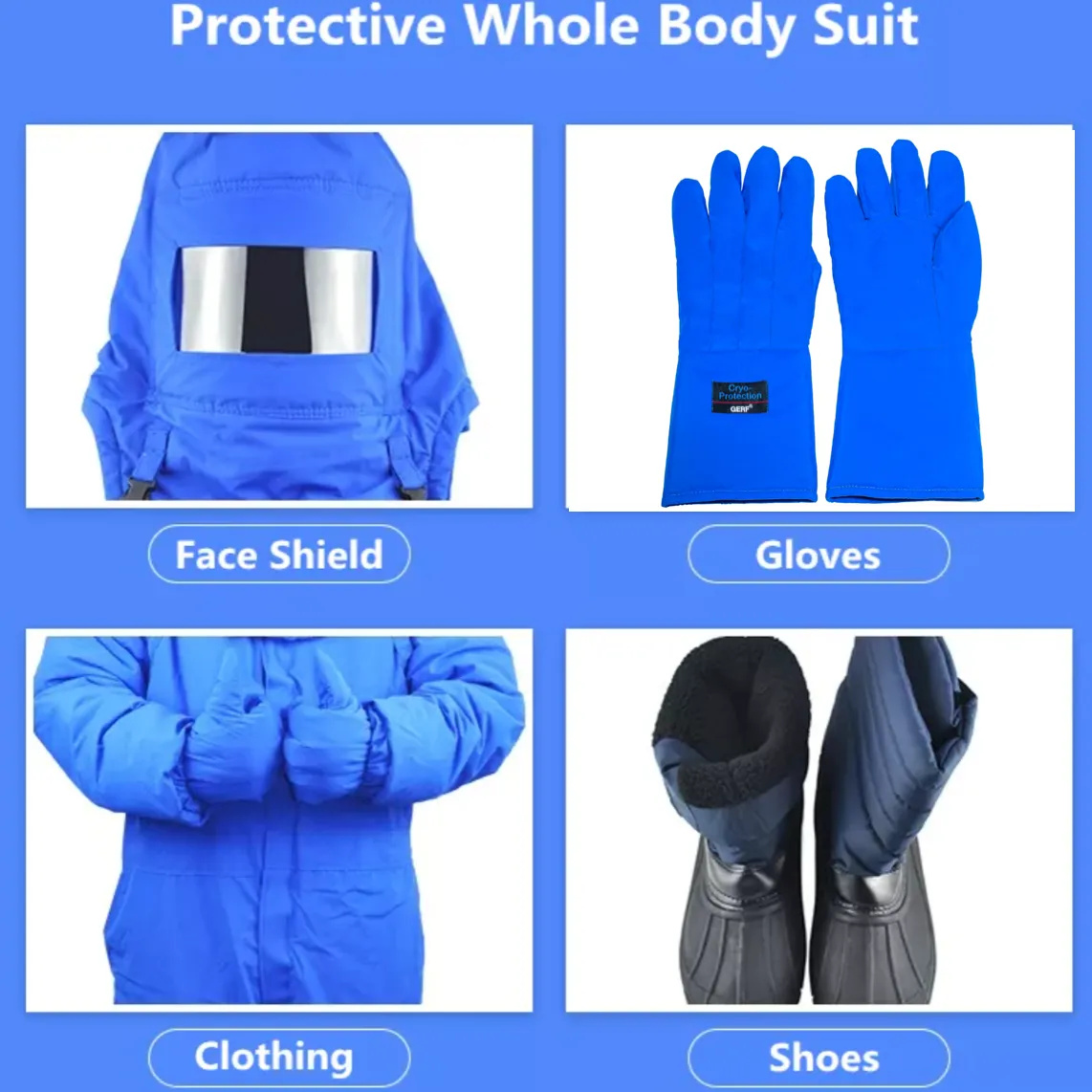 Waterproof Cryo Suit Safety Kits Full