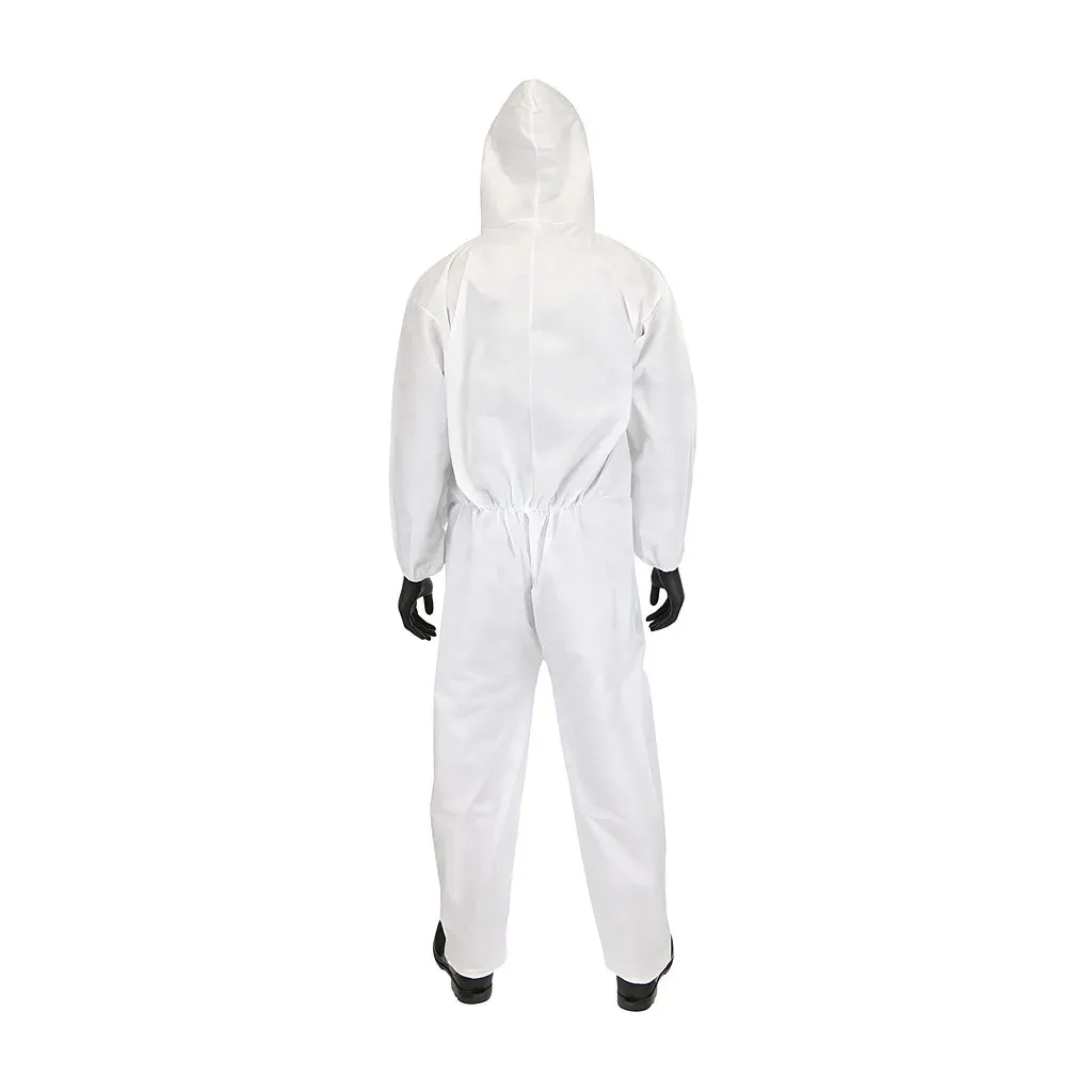 West Chester C3806/XXL PosiWear M3 Coverall with Hood, Elastic Wrists & Ankles 50 gsm