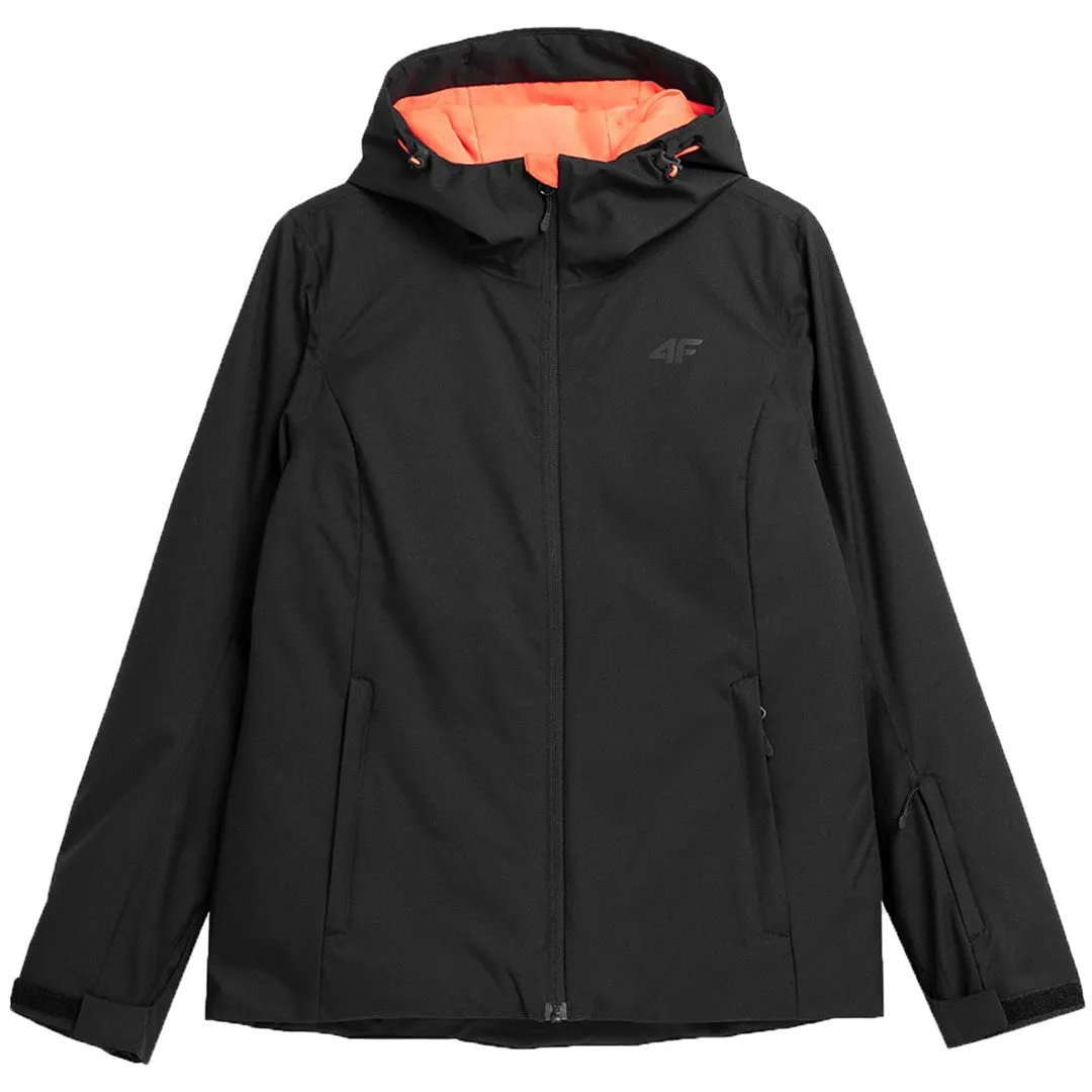 Women's Ski Jacket 4F F120 Black 4Faw23tjacf120 21S