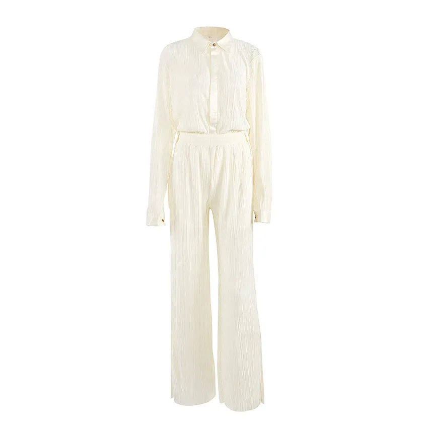Women's summer waist wide leg loose palazzo pants suit iciCosmetic™