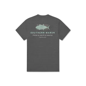 Youth FieldTec™ Heathered Tee - Made in the Gulf - Tuna